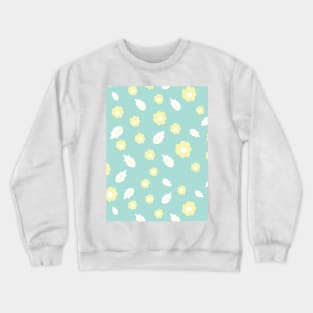 Floral and leaf design Pattern Crewneck Sweatshirt